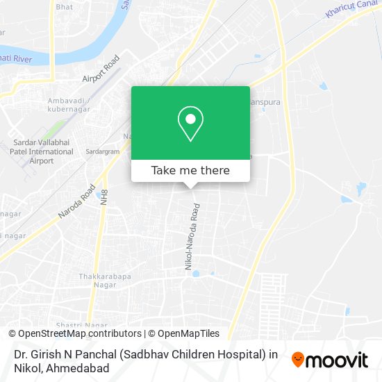 Dr. Girish N Panchal (Sadbhav Children Hospital) in Nikol map