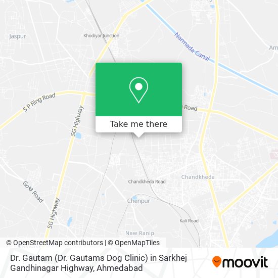 Dr. Gautam (Dr. Gautams Dog Clinic) in Sarkhej Gandhinagar Highway map