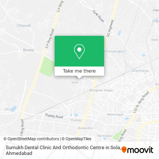 Sumukh Dental Clinic And Orthodontic Centre in Sola map