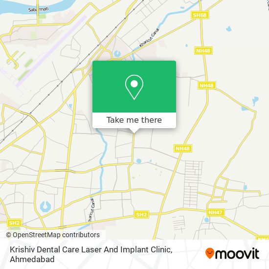 Krishiv Dental Care Laser And Implant Clinic map