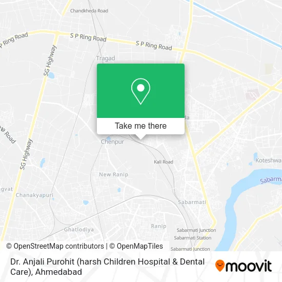 Dr. Anjali Purohit (harsh Children Hospital & Dental Care) map