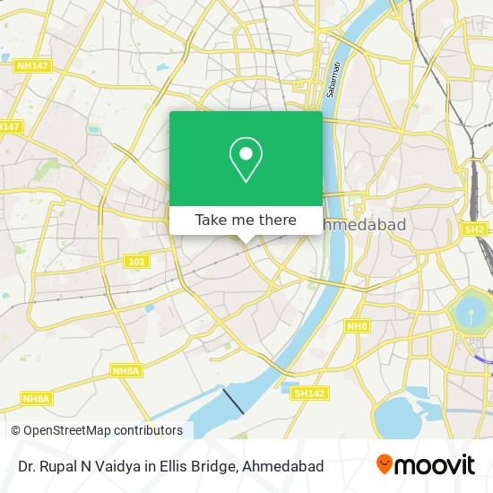 Dr. Rupal N Vaidya in Ellis Bridge map