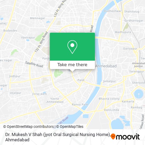 Dr. Mukesh V Shah (jyot Oral Surgical Nursing Home) map