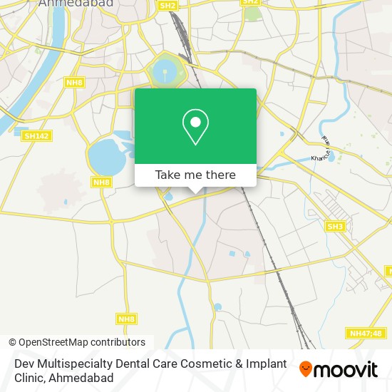 Dev Multispecialty Dental Care Cosmetic & Implant Clinic map