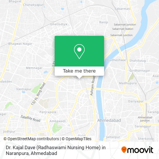 Dr. Kajal Dave (Radhaswami Nursing Home) in Naranpura map