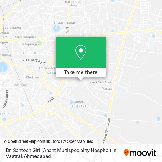 Dr. Santosh Giri (Anant Multispeciality Hospital) in Vastral map