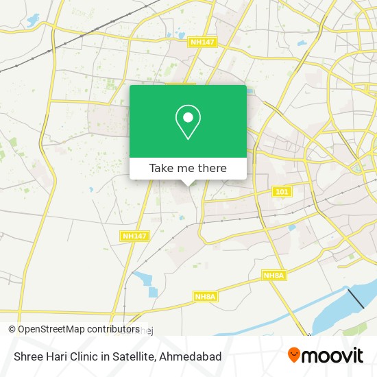 Shree Hari Clinic in Satellite map