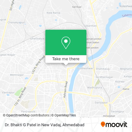 Dr. Bhakti G Patel in New Vadaj map