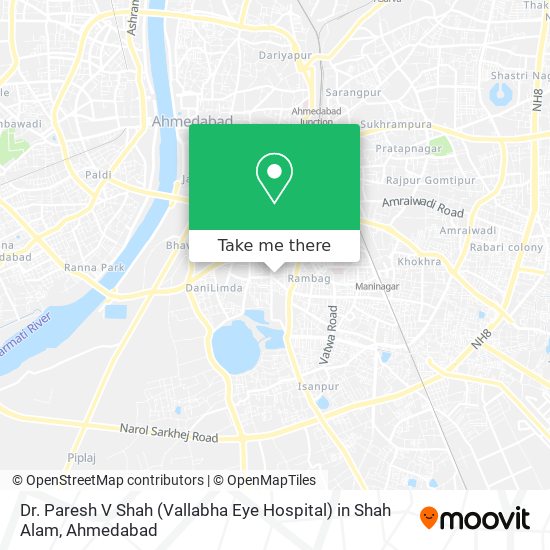 Dr. Paresh V Shah (Vallabha Eye Hospital) in Shah Alam map