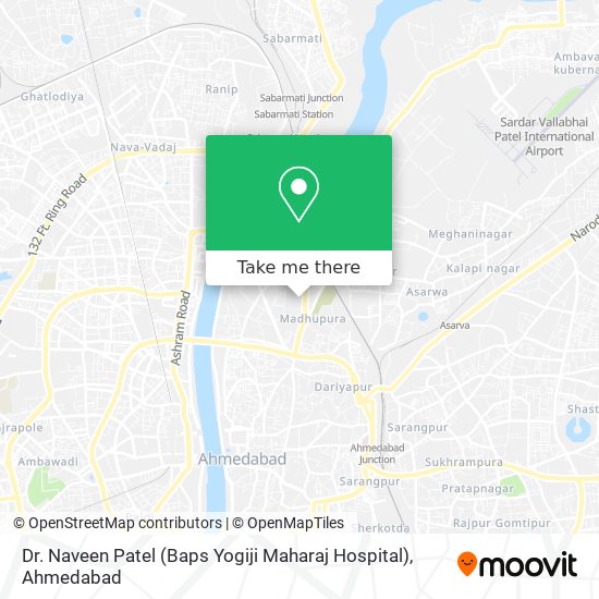 Dr. Naveen Patel (Baps Yogiji Maharaj Hospital) map