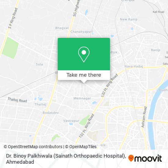Dr. Binoy Palkhiwala (Sainath Orthopaedic Hospital) map