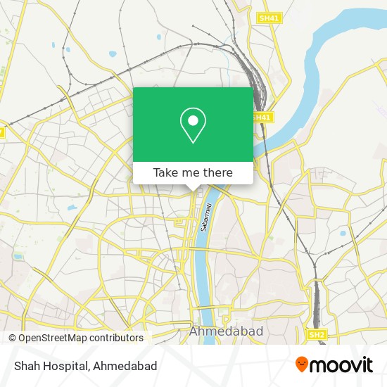 Shah Hospital map
