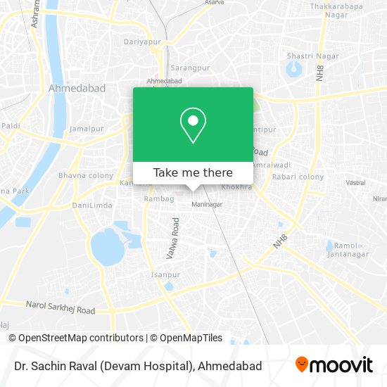 Dr. Sachin Raval (Devam Hospital) map