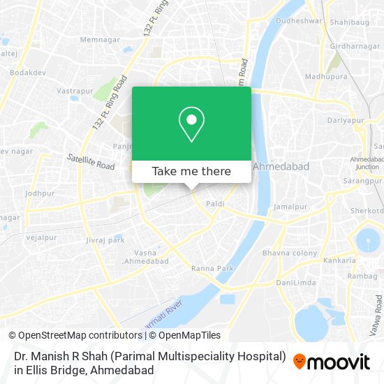 Dr. Manish R Shah (Parimal Multispeciality Hospital) in Ellis Bridge map