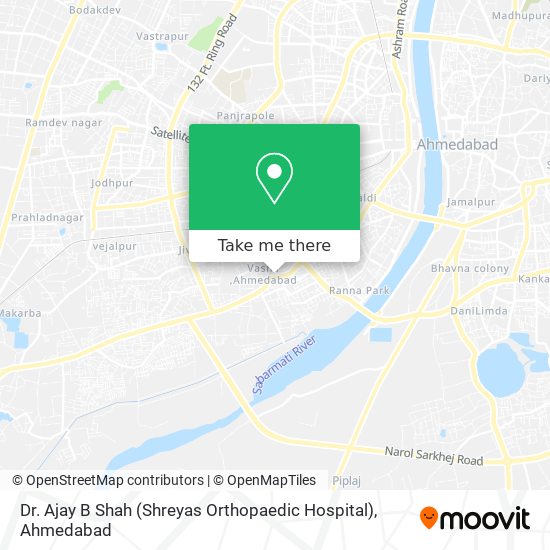 Dr. Ajay B Shah (Shreyas Orthopaedic Hospital) map