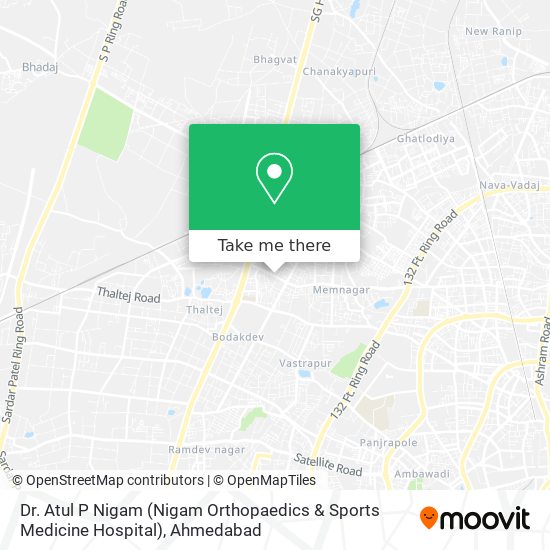 Dr. Atul P Nigam (Nigam Orthopaedics & Sports Medicine Hospital) map