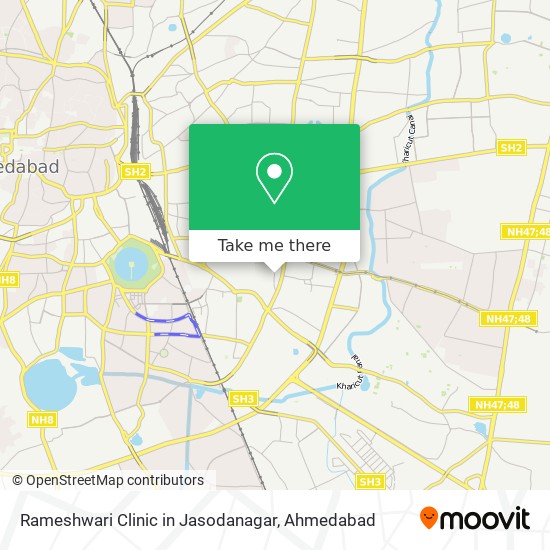 Rameshwari Clinic in Jasodanagar map