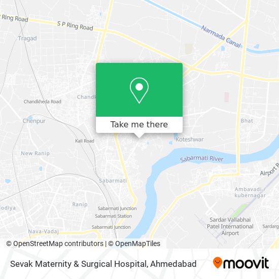 Sevak Maternity & Surgical Hospital map