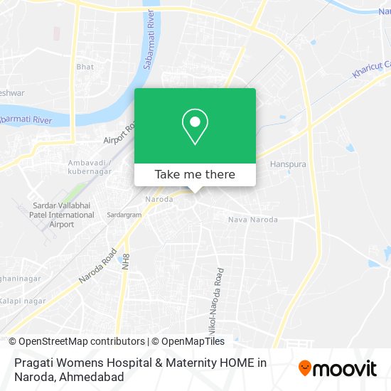 Pragati Womens Hospital & Maternity HOME in Naroda map