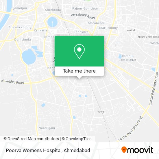 Poorva Womens Hospital map