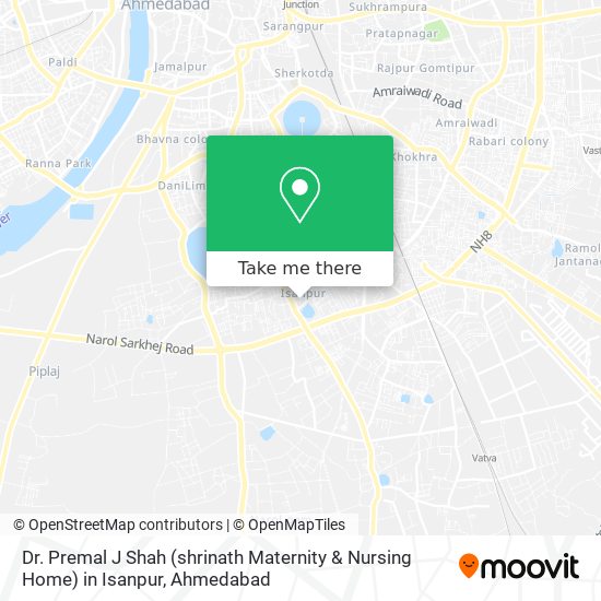 Dr. Premal J Shah (shrinath Maternity & Nursing Home) in Isanpur map