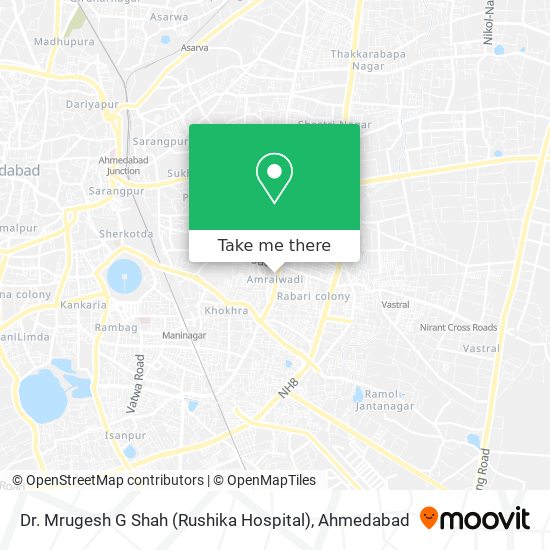 Dr. Mrugesh G Shah (Rushika Hospital) map