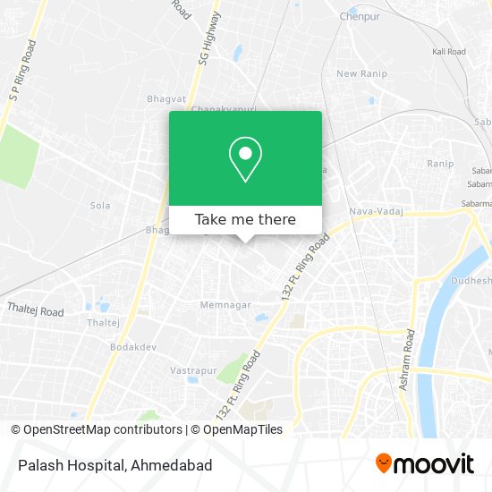 Palash Hospital map