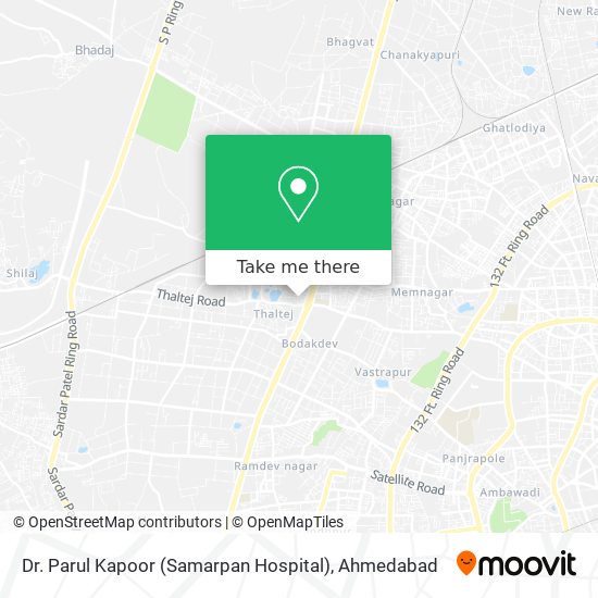 Dr. Parul Kapoor (Samarpan Hospital) map