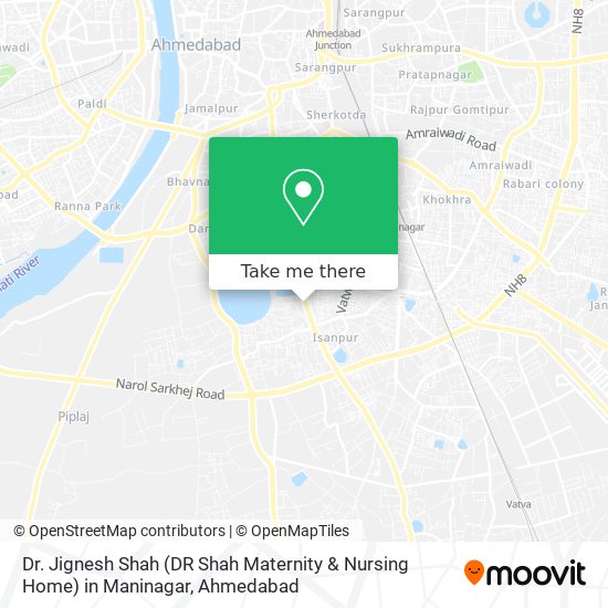 Dr. Jignesh Shah (DR Shah Maternity & Nursing Home) in Maninagar map
