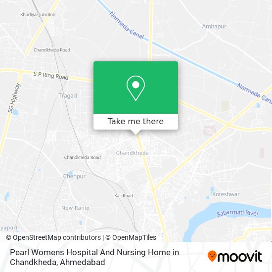 Pearl Womens Hospital And Nursing Home in Chandkheda map