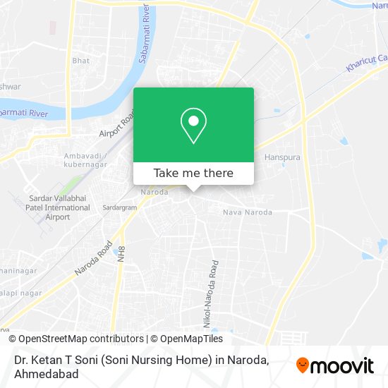 Dr. Ketan T Soni (Soni Nursing Home) in Naroda map