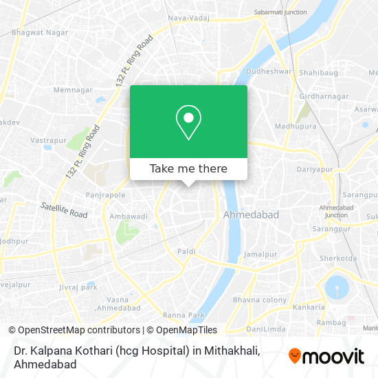 Dr. Kalpana Kothari (hcg Hospital) in Mithakhali map