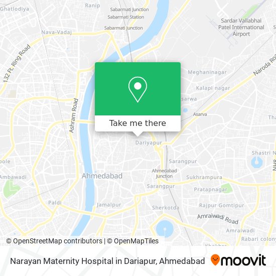 Narayan Maternity Hospital in Dariapur map