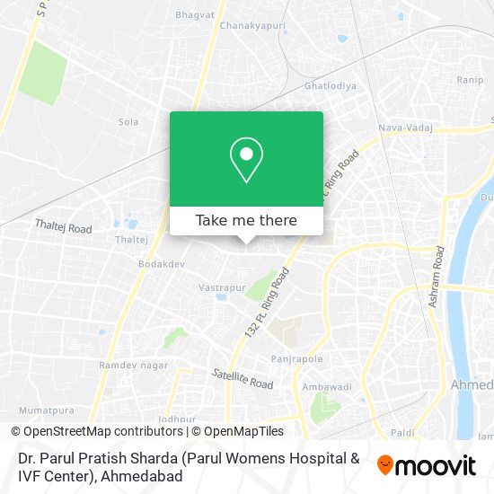 Dr. Parul Pratish Sharda (Parul Womens Hospital & IVF Center) map