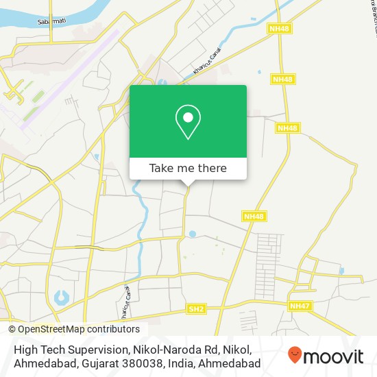 High Tech Supervision, Nikol-Naroda Rd, Nikol, Ahmedabad, Gujarat 380038, India map