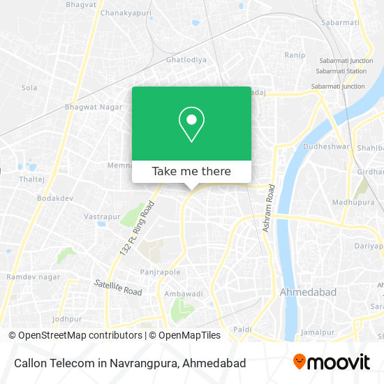 Callon Telecom in Navrangpura map