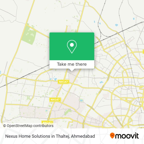Nexus Home Solutions in Thaltej map