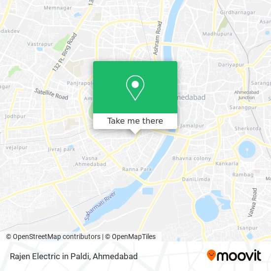 Rajen Electric in Paldi map