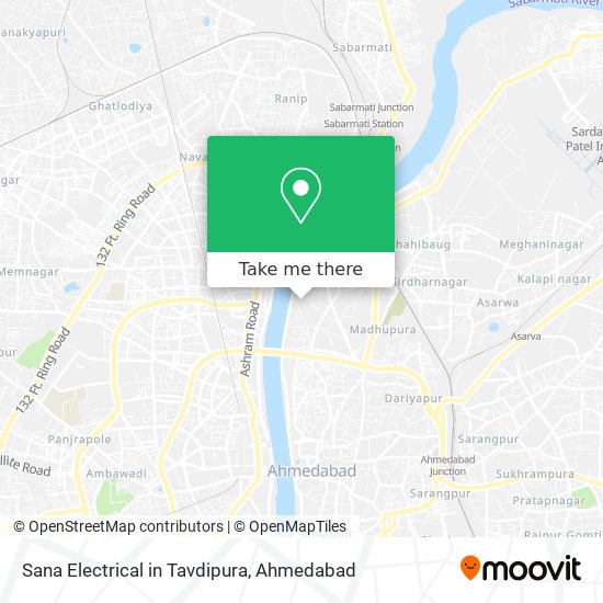 Sana Electrical in Tavdipura map