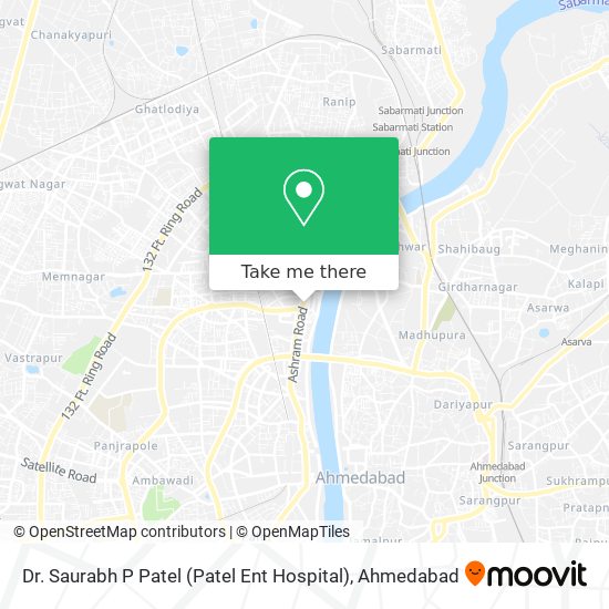 Dr. Saurabh P Patel (Patel Ent Hospital) map