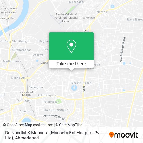 Dr. Nandlal K Manseta (Manseta Ent Hospital Pvt Ltd) map