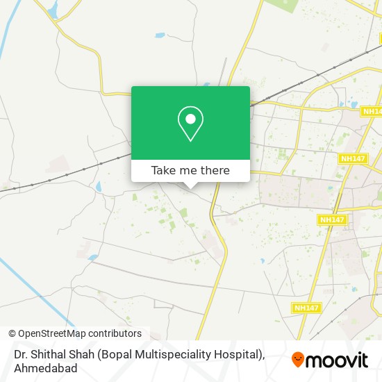 Dr. Shithal Shah (Bopal Multispeciality Hospital) map