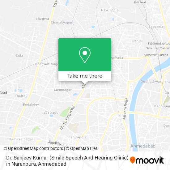 Dr. Sanjeev Kumar (Smile Speech And Hearing Clinic) in Naranpura map