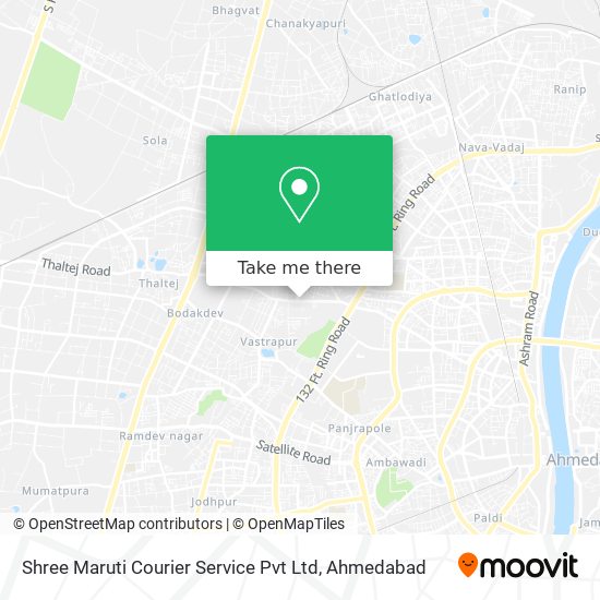 Shree Maruti Courier Service Pvt Ltd map