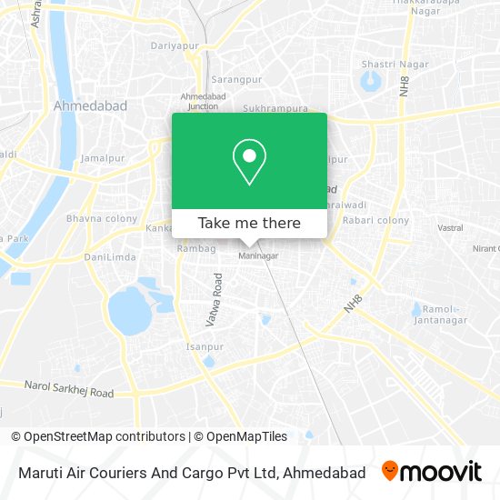 Maruti Air Couriers And Cargo Pvt Ltd map