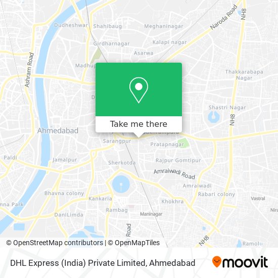 DHL Express (India) Private Limited map