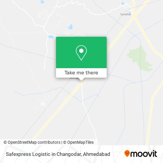 Safexpress Logistic in Changodar map