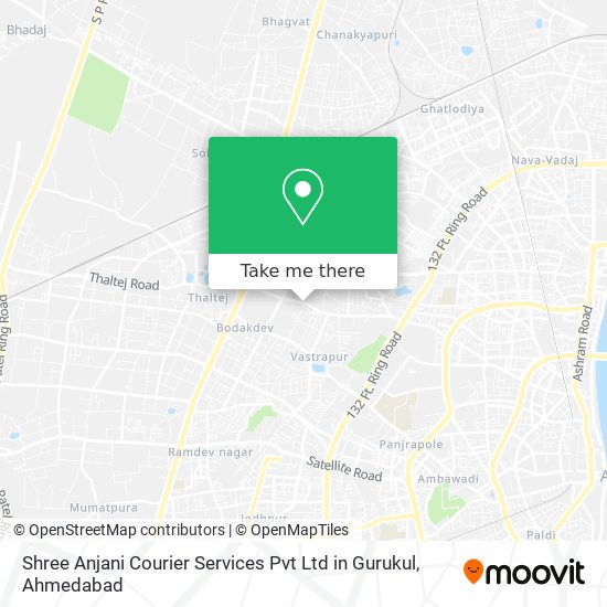 Shree Anjani Courier Services Pvt Ltd in Gurukul map
