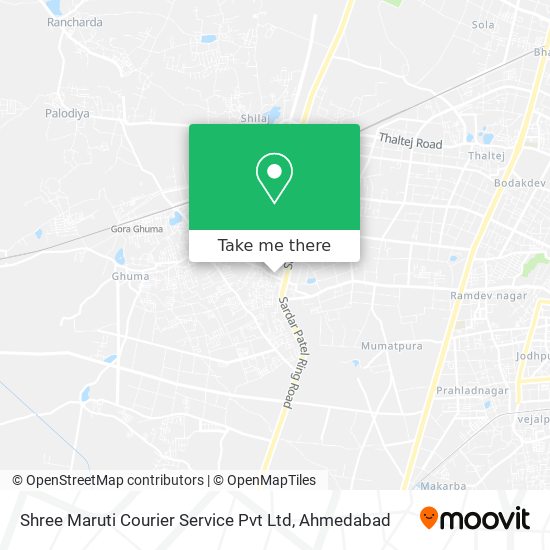 Shree Maruti Courier Service Pvt Ltd map