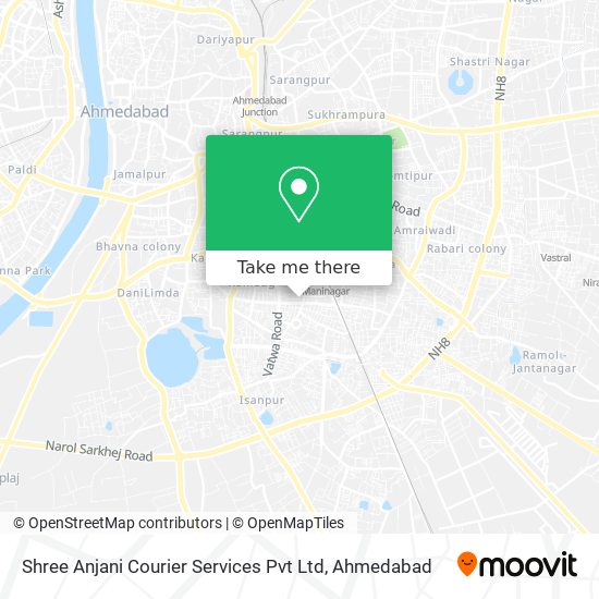 Shree Anjani Courier Services Pvt Ltd map